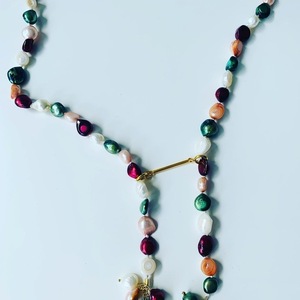 Pearl necklace - μαργαριτάρι, μακριά, μεγάλα