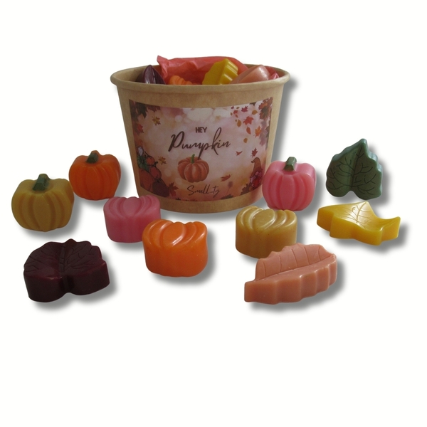 Autumn's Special Box: "Hey Pumpkin'" (150gr) - halloween, φθινόπωρο, αρωματικά χώρου, soy wax