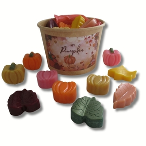Autumn Special: "Hey Pumpkin'" (150gr) - halloween, φθινόπωρο, αρωματικά χώρου, soy wax - 3