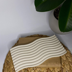 Διακοσμητικό δισκάκι wave tray/ Χειροποίητος δίσκος κύμα - σπίτι, φελλός, πιατάκια & δίσκοι - 2