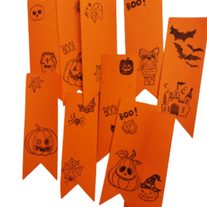 Χάρτινοι σελιδοδείκτες δώρου Halloween (12 τεμάχια) - σελιδοδείκτες, halloween, διακοσμητικά