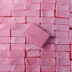 Pink Jasmine Soap. Με μετάξι Tussah & καολίνη, άρωμα γιασεμί 90g - χεριού, προσώπου, σώματος - 2