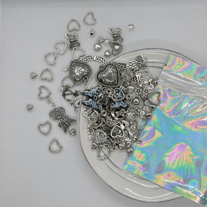 Μixed beads Μεταλλικές χάντρες 50gr - υλικά κοσμημάτων - 3