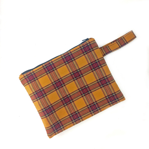 Pouch Caro M medium 27.5x22cm - ύφασμα, χειρός, καλλυντικών, μικρές, φθηνές