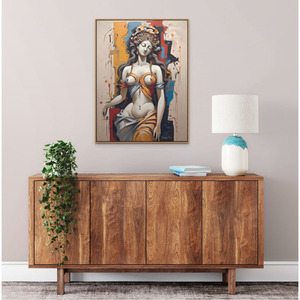 "Καρυάτιδα, η Κόρη από τις Καρυές" - Αριθμημένο Συλλεκτικό αντίτυπο σε καμβά, 75x100cm, με υπογεγραμμένο πιστοποιητικό - πίνακες & κάδρα, καμβάς, πίνακες ζωγραφικής - 2