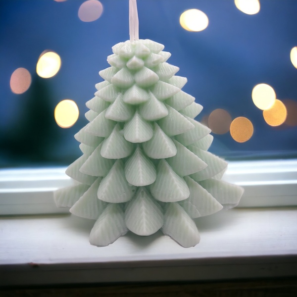 Μεγάλο χριστουγεννιάτικο κερί σόγιας - αρωματικά κεριά, κερί σόγιας - 3