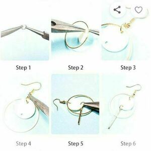 DIY KIT ΚΟΣΜΗΜΑΤΩΝ "THE NANCY EARRINGS" - αλυσίδες, boho, κρεμαστά, γάντζος, zamak - 5