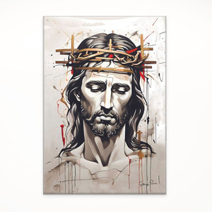 "Ιησούς" - Αριθμημένο Συλλεκτικό αντίτυπο σε καμβά, 57x87cm, με υπογεγραμμένο πιστοποιητικό - πίνακες & κάδρα, καμβάς, πίνακες ζωγραφικής
