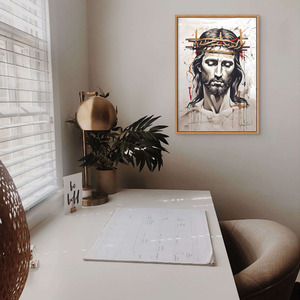 "Ιησούς" - Αριθμημένο Συλλεκτικό αντίτυπο σε καμβά, 57x87cm, με υπογεγραμμένο πιστοποιητικό - πίνακες & κάδρα, καμβάς, πίνακες ζωγραφικής - 2