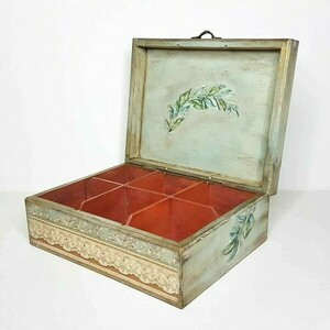 Ξύλινο Κουτί Κοσμημάτων Στεφάνι Ελιάς - ξύλο, οργάνωση & αποθήκευση, δώρα για γυναίκες - 3