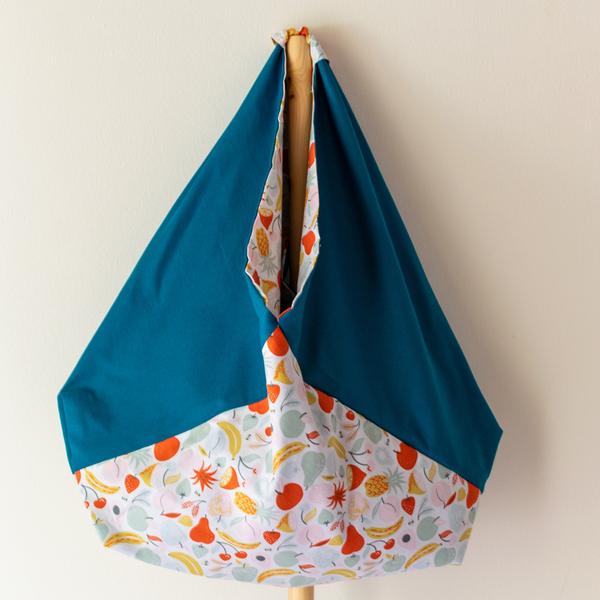 Πάνινη Τσάντα Ώμου - Origami Tote Bag - Shopping Bag - ύφασμα, ώμου, μεγάλες, tote, πάνινες τσάντες