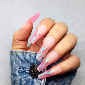 Press On Nails - Soft Flames - 2