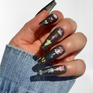 Press On Nails - Black My Melody