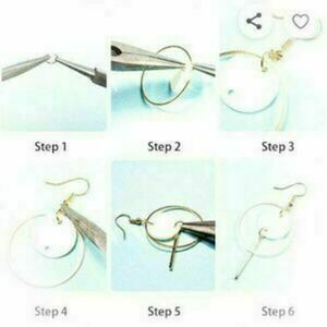 DIY KIT ΚΟΣΜΗΜΑΤΩΝ "THE LILA EARRINGS" ΧΩΡΙΣ ΕΡΓΑΛΕΙΑ - στρας, βραδυνά, ατσάλι, boho, κρεμαστά - 2