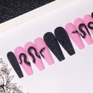 Press On Nails - 3D Illusion Snake - 2