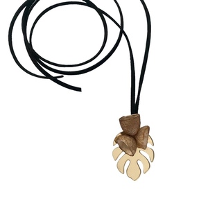 Antonia necklace - κοντά, λουλούδι, plexi glass, boho, μενταγιόν