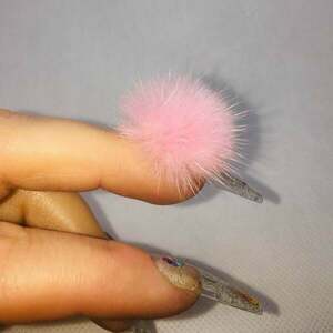 Press On Nails - Murakami Glitter Jelly with PomPon - 3