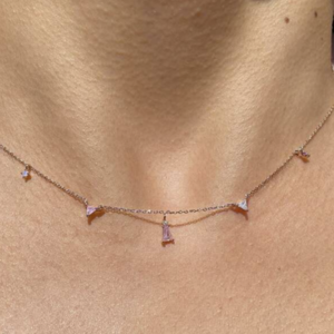 Αύρα (ασημί) 925ο - charms, ασήμι 925, κοντά, επιπλατινωμένα - 2