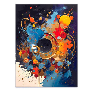 "Timeless Universe" αριθμημένο συλλεκτικό αντίτυπο σε καμβά 70x100 - αφηρημένο, πίνακες ζωγραφικής, πίνακες σε καμβά