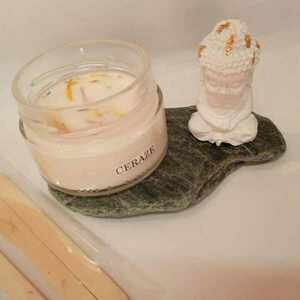 Κερί μασάζ σε μικρό βάζο με ξυλάκια για εύκολη εφαρμογή - αρωματικά κεριά, ζευγάρια, 100% φυτικό