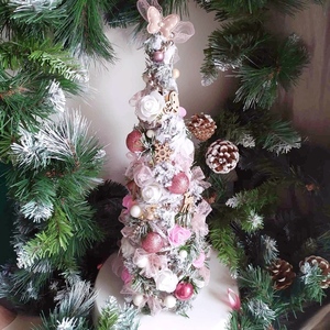 Χριστουγεννιάτικο δεντράκι 40cm - πλαστικό, κορίτσι, διακοσμητικά, δέντρο - 3