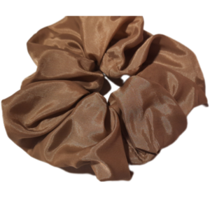 Scrunchies chocolate and biscuits (set) - ύφασμα, λαστιχάκια μαλλιών - 3