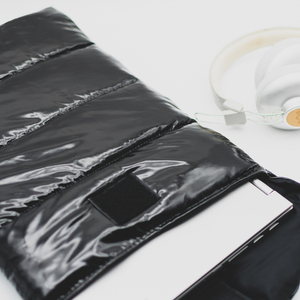 Μαύρη Θήκη Tablet - Puffer Θήκη Laptop - Τσάντα Φάκελος Tablet - Προστασία Laptop - Αδιάβροχη Τσάντα Βινυλίου - ύφασμα - 2