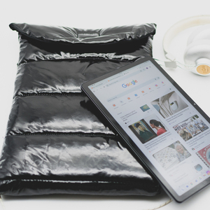 Μαύρη Θήκη Tablet - Puffer Θήκη Laptop - Τσάντα Φάκελος Tablet - Προστασία Laptop - Αδιάβροχη Τσάντα Βινυλίου - ύφασμα - 3
