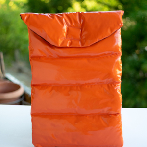 Πορτοκαλί Θήκη Tablet - Puffer Θήκη Laptop - Τσάντα Φάκελος Tablet - Προστασία Laptop - Τσάντα Βινυλίου - ύφασμα - 2