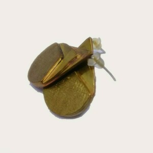 Ορειχάλκινα σκουλαρίκια - ορείχαλκος, καρφωτά - 2