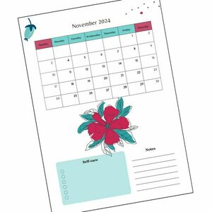 Ημερολόγιο 2024 με λουλούδια - ημερολόγια - 4