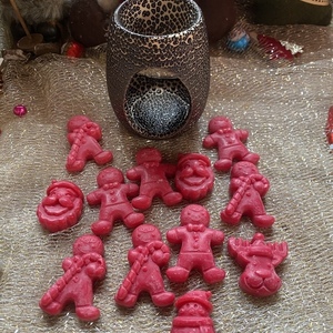 Σετακι αρωματιστη με χριστουγεννιατικα wax melts - soy candle, αναμνηστικά δώρα, soy wax, soy candles - 2