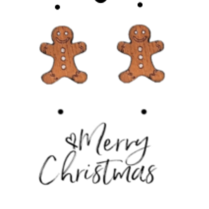 ΧΡΙΣΤΟΥΓΕΝΝΙΑΤΙΚΑ ΣΚΟΥΛΑΡΙΚΙΑ ΞΥΛΙΝΑ ΜΠΙΣΚΟΤΑΚΙΑ 1cm(gingerbread man) - ξύλο, καρφωτά, μικρά, χριστουγεννιάτικα δώρα, φθηνά - 2
