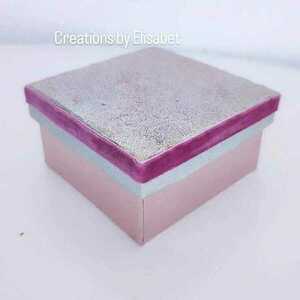 Κουτί δώρου μεταλλικό ροζ - κουτί, κουτιά αποθήκευσης