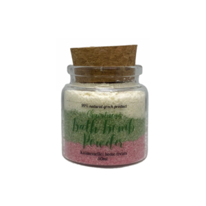 Χριστουγεννιάτικo Bathbomb Powder 50ml Kaimemellei, Christmas Bath Powders - γυαλί, χριστουγεννιάτικα δώρα, σετ δώρου