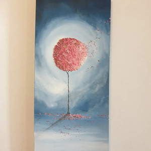 Πίνακας σε καμβά ζωγραφισμένος στο χέρι "tree"