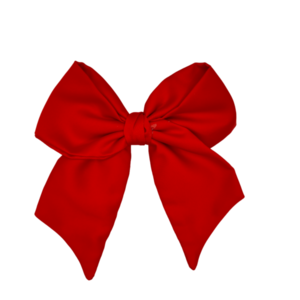 Red sailor bow clip - ύφασμα, φιόγκος, hair clips