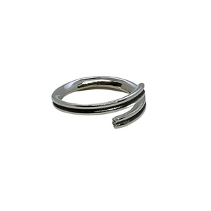 Ασημένιο δαχτυλίδι χειροποίητο, βέρα ανοιχτό και οξειδωμένο. - ασήμι 925, minimal, βεράκια, boho, αυξομειούμενα