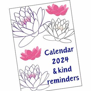 Kind Reminders 2024 Calendar - ημερολόγια, γενική διακόσμηση - 4