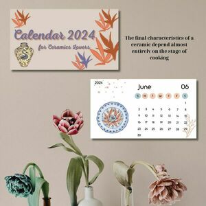2024 Calendar for Ceramics' Lovers - διακόσμηση, ημερολόγια - 2