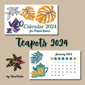 2024 Teapot Lovers Calendar - διακόσμηση, ημερολόγια, γενική διακόσμηση