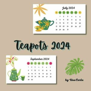 2024 Teapot Lovers Calendar - διακόσμηση, ημερολόγια, γενική διακόσμηση - 2