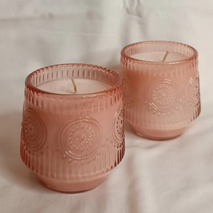 Ποτήρι Ροζ - αρωματικά κεριά