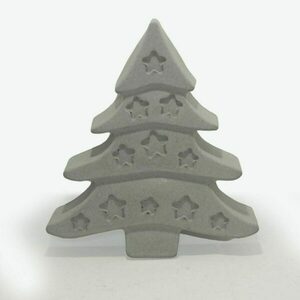 Τσιμεντένιο χριστουγεννιάτικο δεντράκι 13.5 X 12.5 X 3,0 //momi - τσιμέντο, σκυρόδεμα, διακοσμητικά, δέντρο - 2