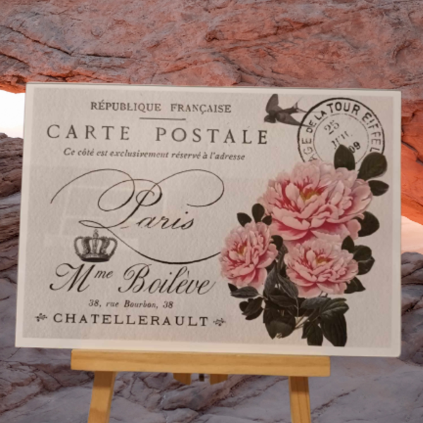 Αφίσα 21x30εκ. Vintage Carte Postale - αφίσες - 4