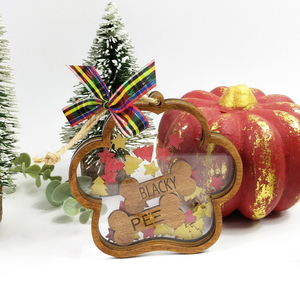Ξύλινο Χριστουγενιάτικο Στολίδι "Πατούσα Σκύλου"- Με δυνατότητα Προσωποποίησης - ξύλο, plexi glass, στολίδια, προσωποποιημένα - 4