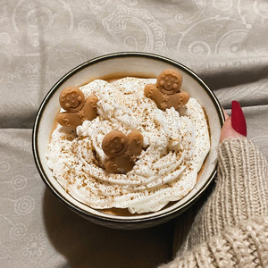 Gingerbread hot chocolate candle ( gingerbread ζεστη σοκολατα ) - αρωματικά κεριά - 2