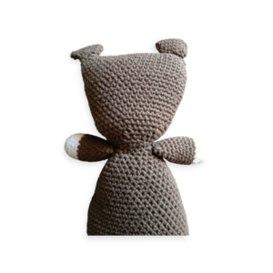 Χειροποίητο πλεκτό παιδικό κουκλάκι Teddy bear -AMI64 - λούτρινα - 4