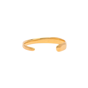 Γυναικείο βραχιόλι χρυσό ακανόνιστο από zamak 24k επίχρυσο - επιχρυσωμένα, zamak, χεριού, χειροπέδες, αυξομειούμενα - 3