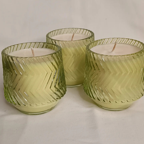 Ποτήρι πράσινο - αρωματικά κεριά